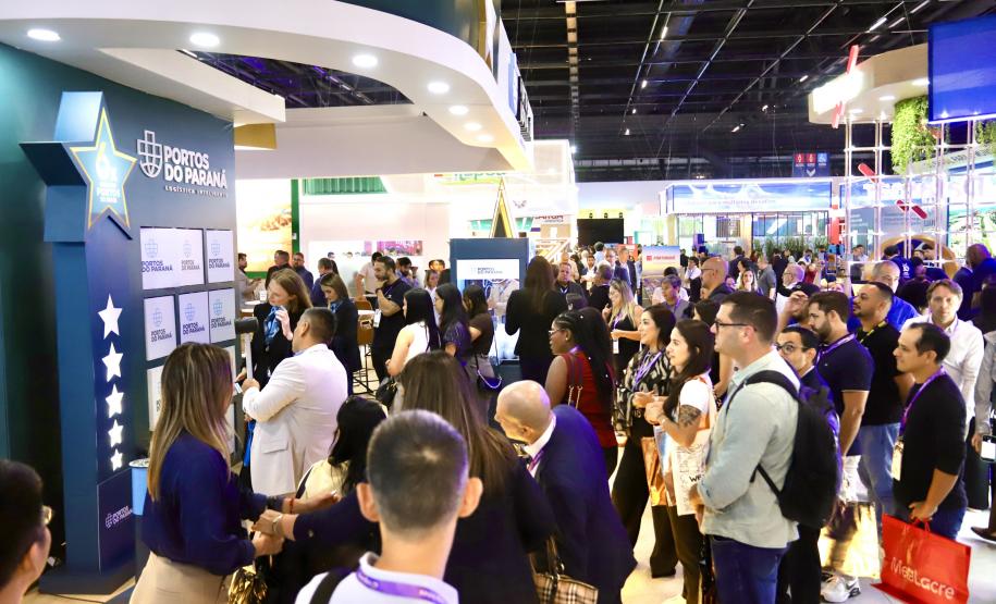 Portos do Paraná se destaca entre os 12 maiores estandes da Intermodal 2026