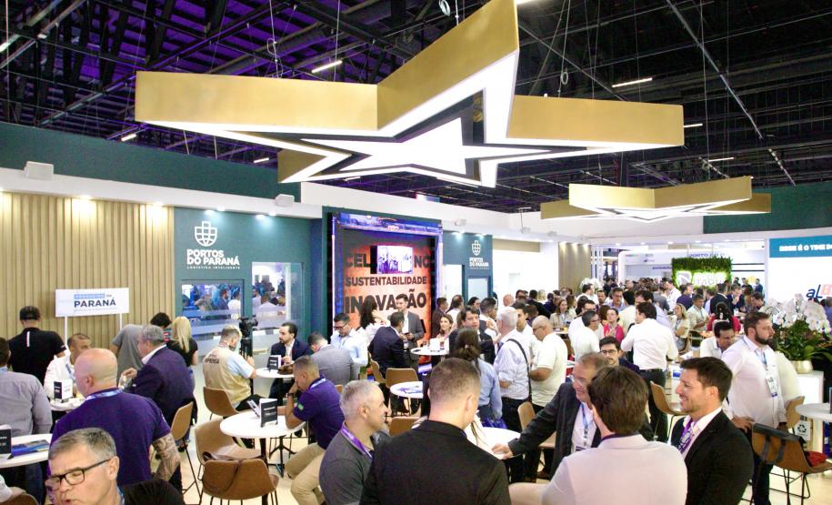 Portos do Paraná se destaca entre os 12 maiores estandes da Intermodal 2026