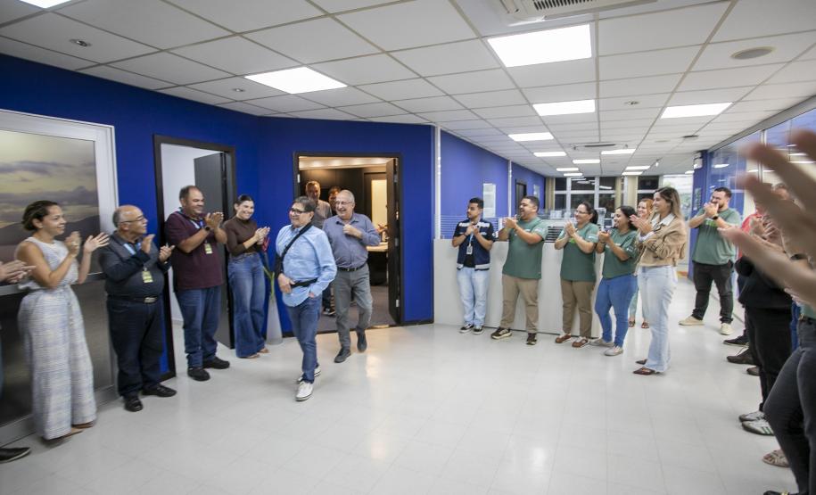 Decanos da Portos do Paraná recebem homenagem na despedida da empresa