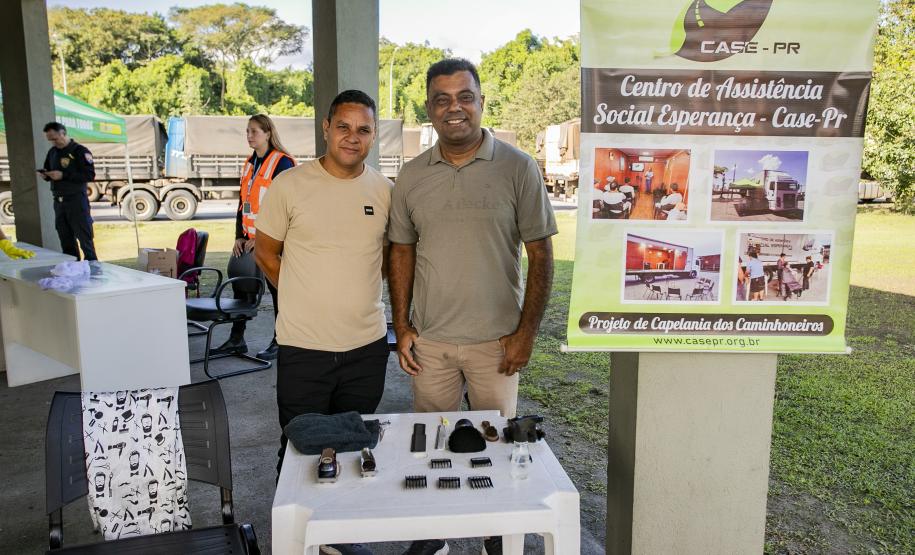 Maio Amarelo alerta caminhoneiros no Pátio de Triagem