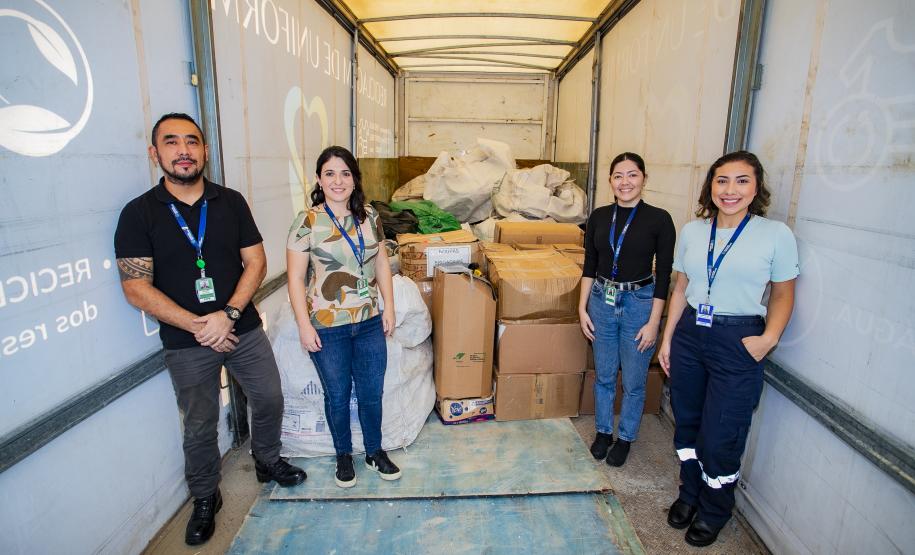 Portos do Paraná destina 810 quilos de EPIs inservíveis para reciclagem