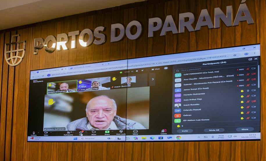 Reunião virtual com o Movimento Pró-Paraná aconteceu na quarta-feira (10)