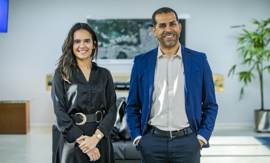 Edigar Martins e Bruna do Nascimento tomaram posse ne sexta-feira (12)