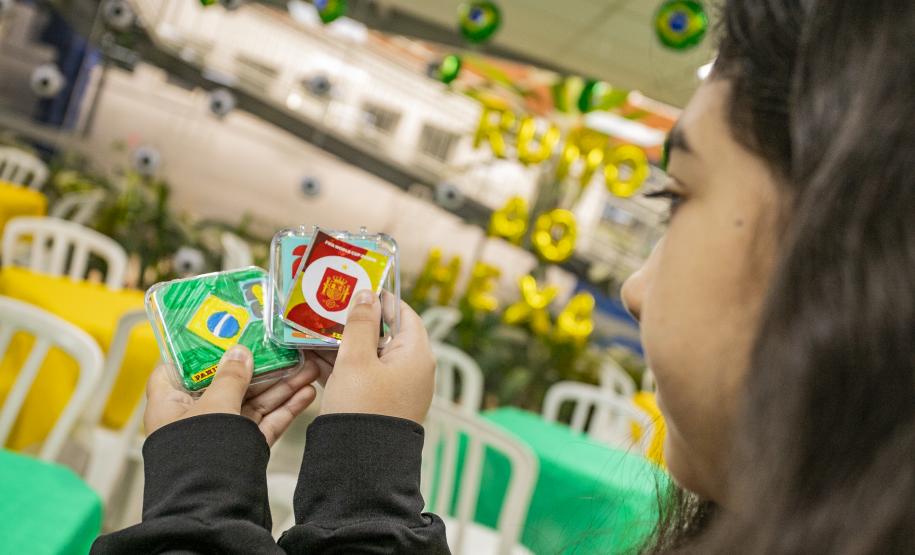 Evento foi marcado pela troca de figurinhas, interação e celebrar a paixão pelo futebol