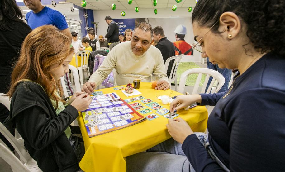 Evento foi marcado pela troca de figurinhas, interação e celebrar a paixão pelo futebol