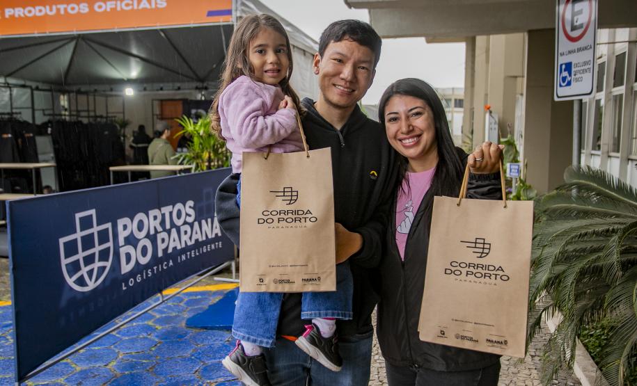 Atletas retiraram os últimos kits nesse sábado no Palácio Taguaré