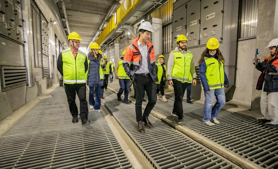Engenheiros conheceram as estruturas do Moegão em visita técnica