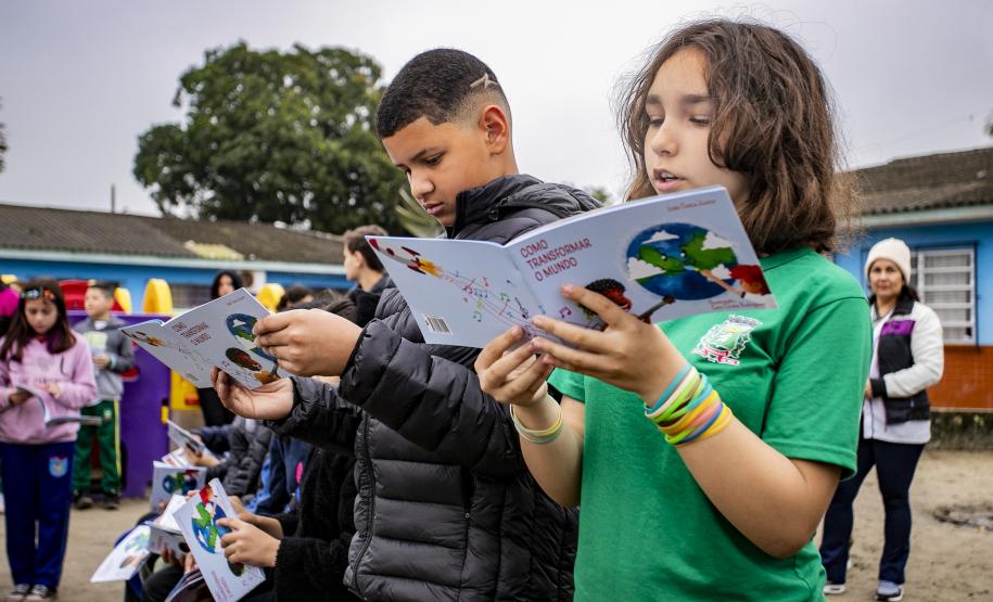Lançamento da edição 2026 do projeto aconteceu na Escola Municipal Iracema dos Santos