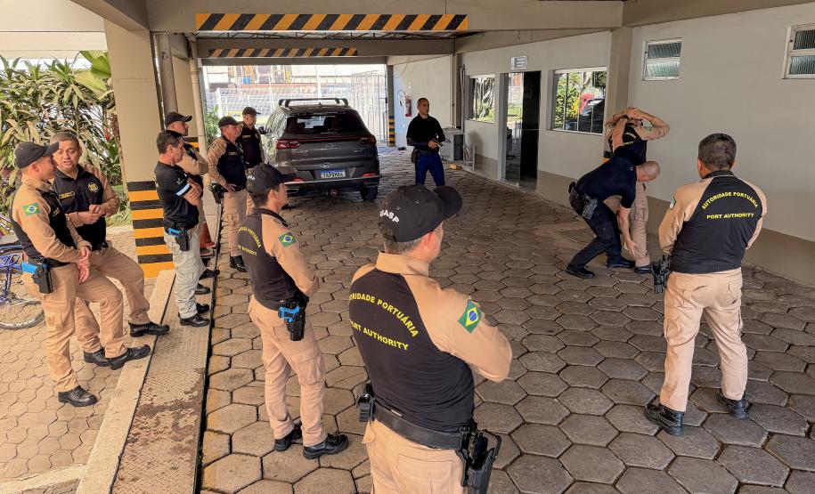 Fórum reúne 36 profissionais de segurança que atuam nos portos do Paraná, São Paulo e Santa Catarina