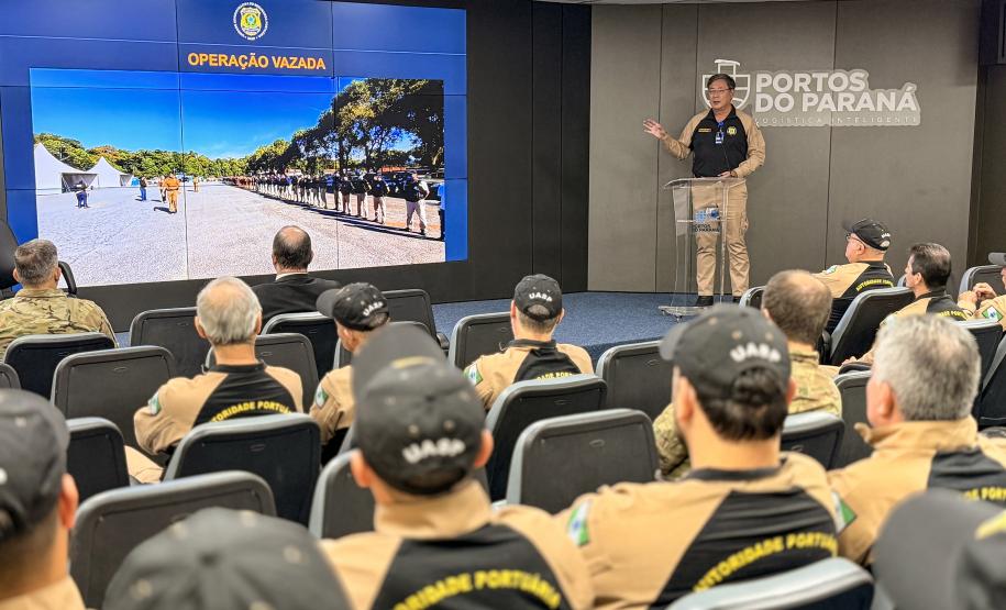 Fórum reúne 36 profissionais de segurança que atuam nos portos do Paraná, São Paulo e Santa Catarina