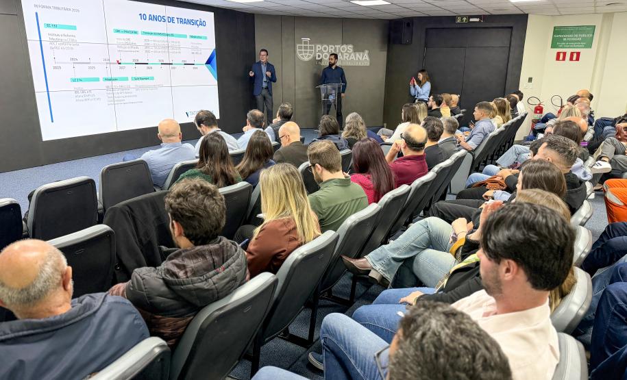 Portos do Paraná promove debate sobre impactos da Reforma Tributária nas operações portuárias