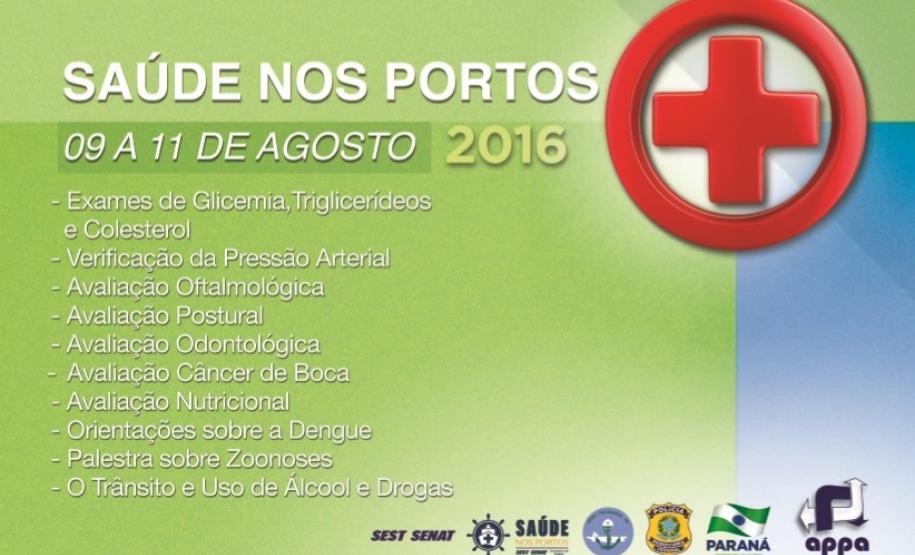 Appa realiza 2ª Semana de Saúde do Trabalhador Portuário