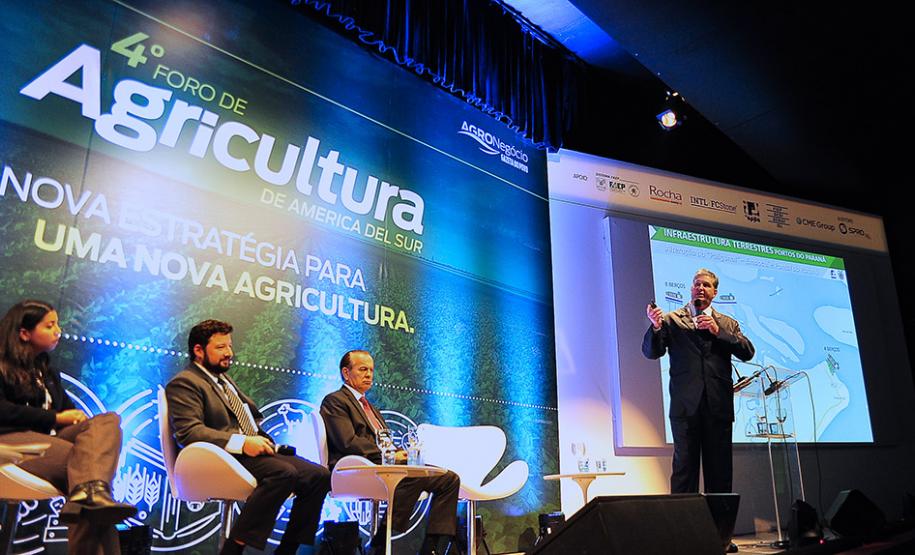 Appa apresenta evolução dos Portos do Paraná no 4º Fórum de Agricultura da América do Sul