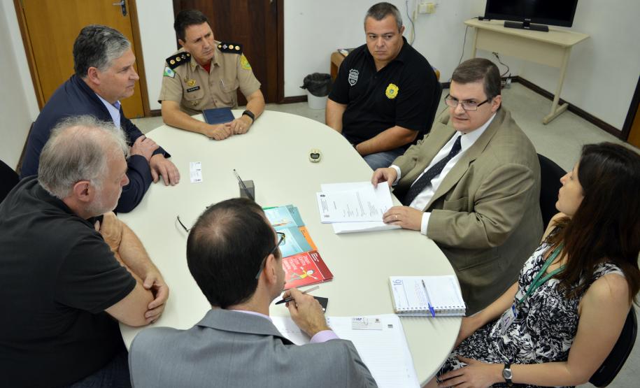 Appa e Secretaria de Segurança discutem ações para o escoamento da safra 2017