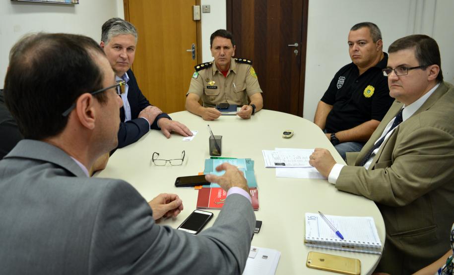 Appa e Secretaria de Segurança discutem ações para o escoamento da safra 2017