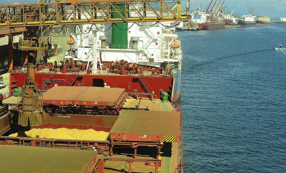 Terminal fecha o semestre com a maior movimentação de cargas para o período. Foram 25 milhões de toneladas movimentadas nos primeiros seis meses do ano. O porto bateu recordes nas movimentações de carga geral e granéis líquidos