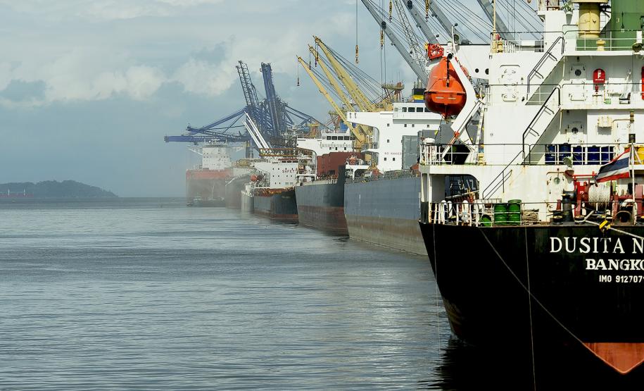 Terminal fecha o semestre com a maior movimentação de cargas para o período. Foram 25 milhões de toneladas movimentadas nos primeiros seis meses do ano. O porto bateu recordes nas movimentações de carga geral e granéis líquidos