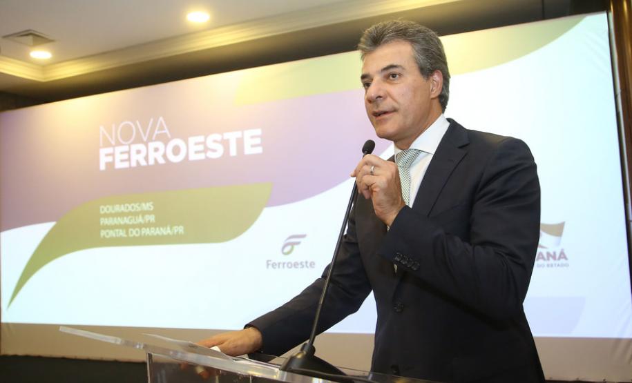 Governo do Estado apresenta projeto de nova ferrovia Governo do Estado apresenta projeto de nova ferrovia
