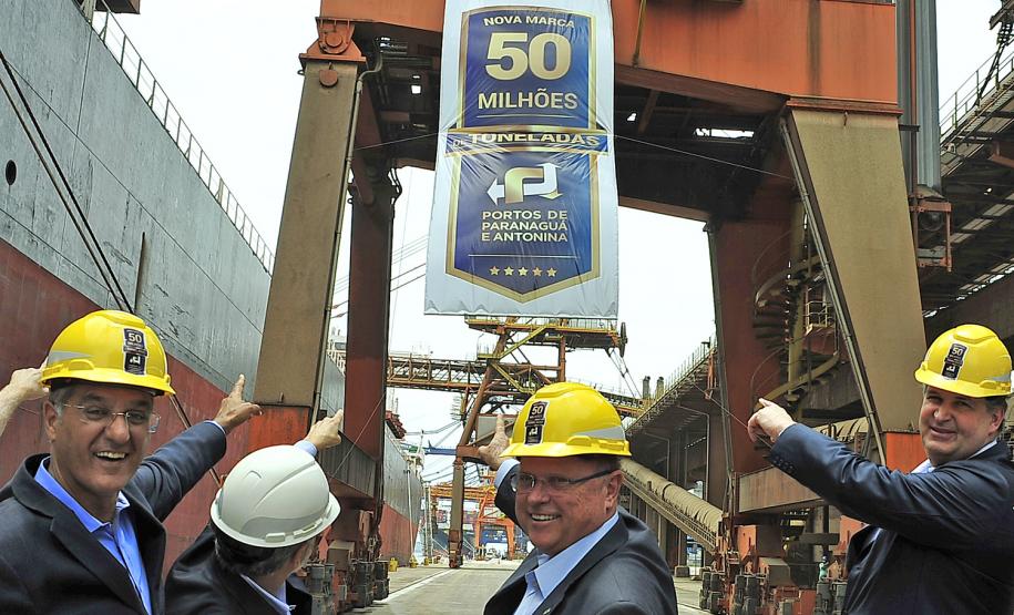 Porto de Paranaguá atinge a marca de 50 milhões de toneladas