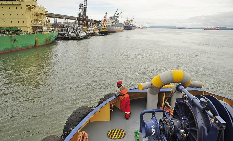 Maior rebocador já fabricado no Brasil vai atuar em Paranaguá