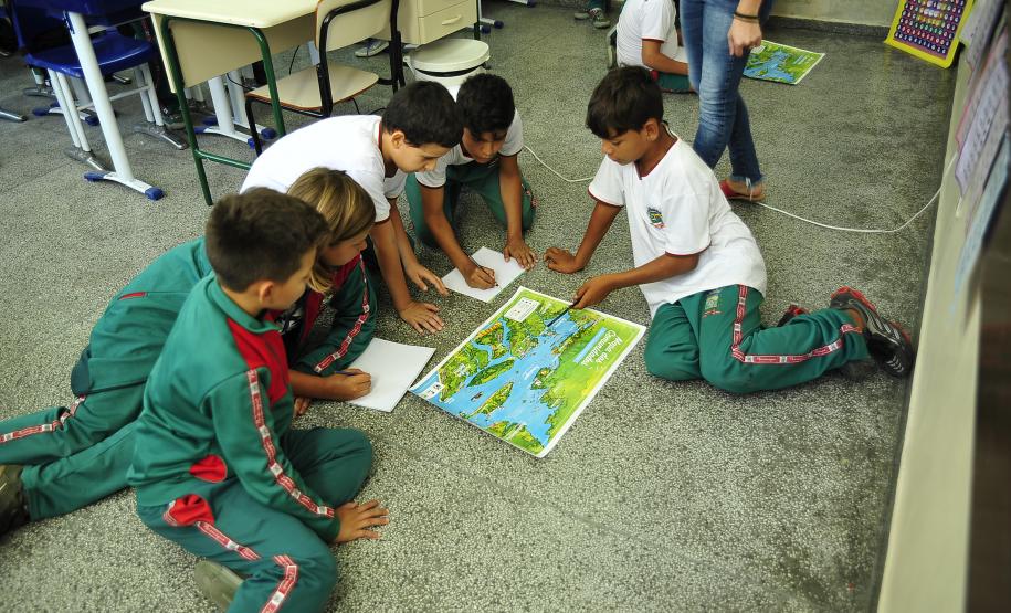 Mapa criado pela Appa é usado em salas de aula do Litoral
