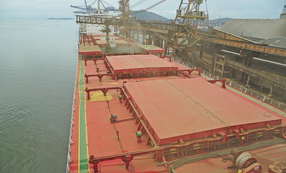 Porto de Paranaguá recebe o maior navio graneleiro da história