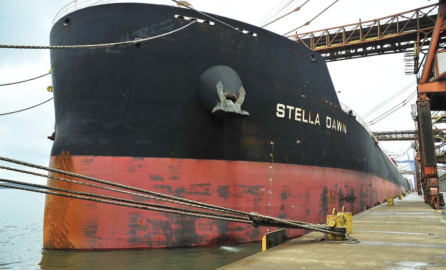 Porto de Paranaguá recebe o maior navio graneleiro da história
