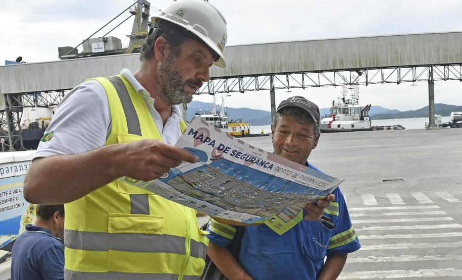 Mapa reúne informações de segurança para trabalhadores do Porto de Paranaguá