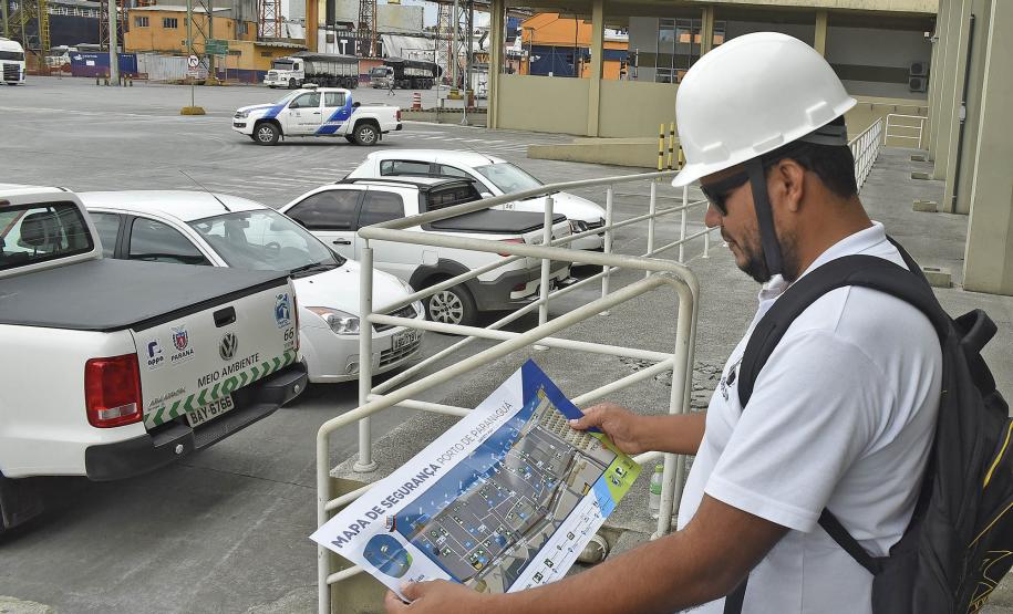 Mapa reúne informações de segurança para trabalhadores do Porto de Paranaguá
