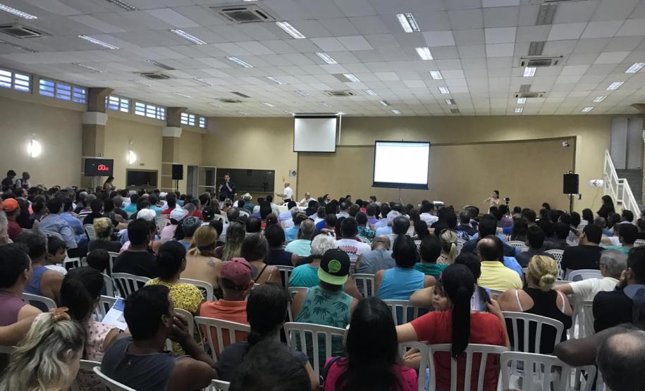 Audiência pública sobre ampliação do Porto de Paranaguá reúne 600 pessoas Audiência pública sobre ampliação do Porto de Paranaguá reúne 600 pessoas