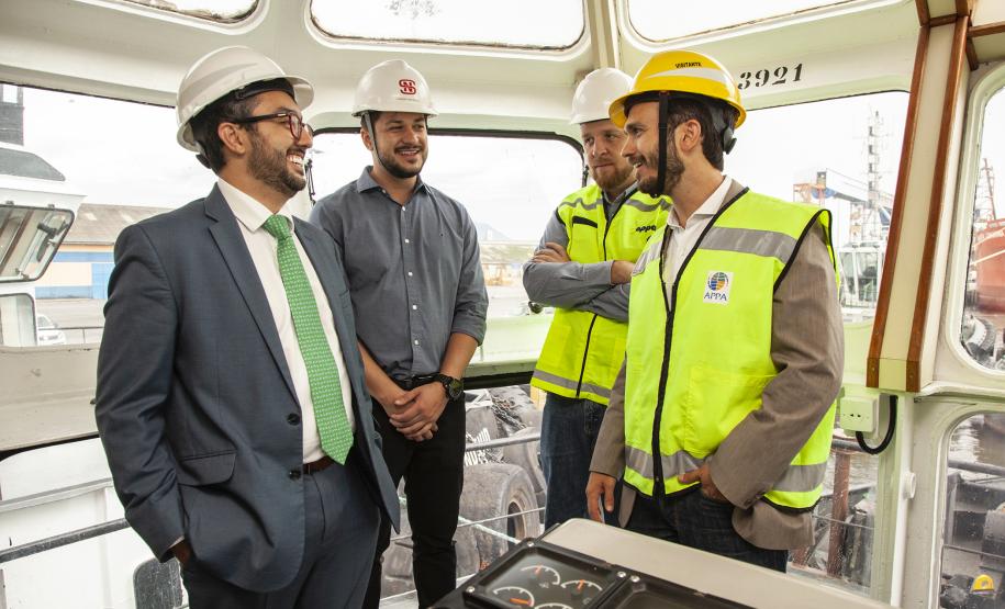 Paranaguá é o primeiro porto brasileiro visitado pela nova equipe da Secretaria Nacional de Portos (SNP), órgão vinculado ao Ministério da Infraestrutura, responsável pela gestão dos complexos marítimos do país.