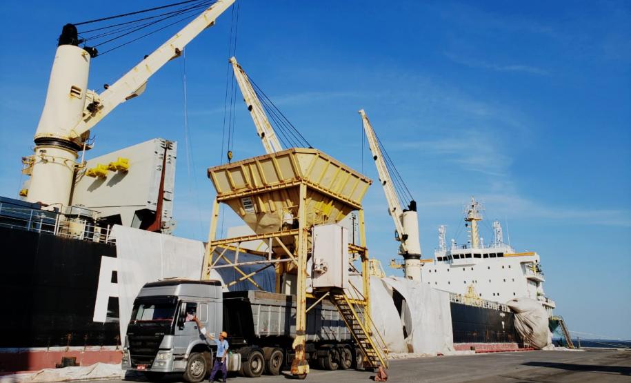 Movimentação de cargas cresce 180% no Porto de Antonina