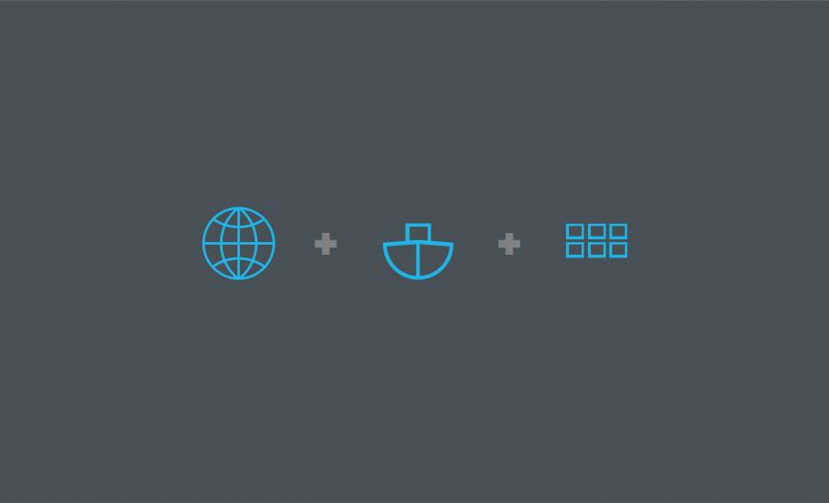 Nova Identidade Visual Novo logo une globalização, navegação e operação de cargas na marca, que fica mais leve, moderna e com enfoque na eficiência logística dos portos paranaenses. Lançamento acontece durante a 25ª Intermodal South América.