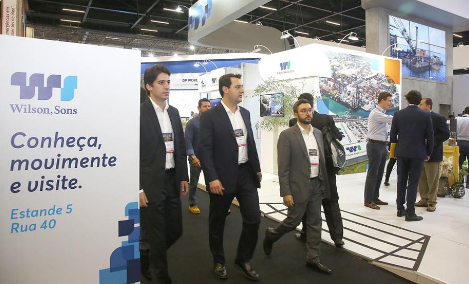 Governador destaca importância dos Portos do Paraná em feira internacional