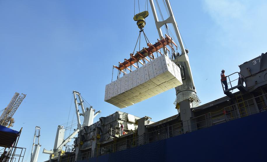 Operação de Celulose no Porto de Paranaguá