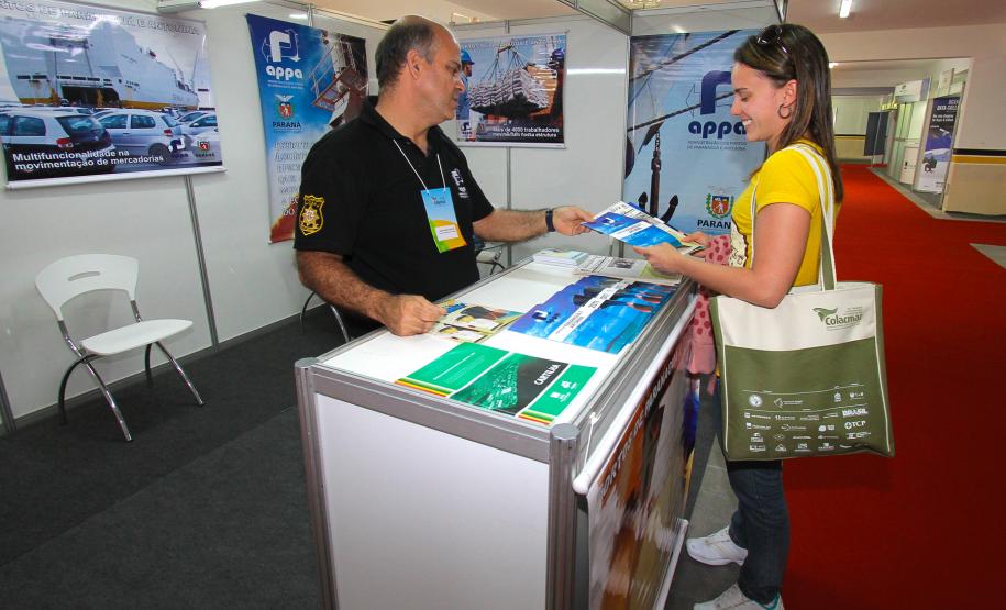 Pela primeira vez a Appa participa do evento e está presente com um estande, para apresentar as atividades dos portos paranaenses e os trabalhos que estão sendo feitos no setor ambiental.