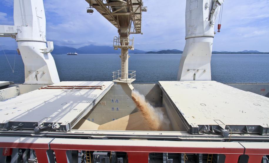 Doações humanitárias são embarcadas pelo Porto de Paranaguá Estão sendo embarcadas pelo Porto de Paranaguá, nesta terça-feira (13) para a Coréia do Norte, 17 mil toneladas de milho que estão sendo doados pelo governo brasileiro. A medida integra uma ação do Ministério das Relações Exteriores e vem atender uma lei sancionada pela presidente Dilma Rousseff, de assistência humanitária internacional.
