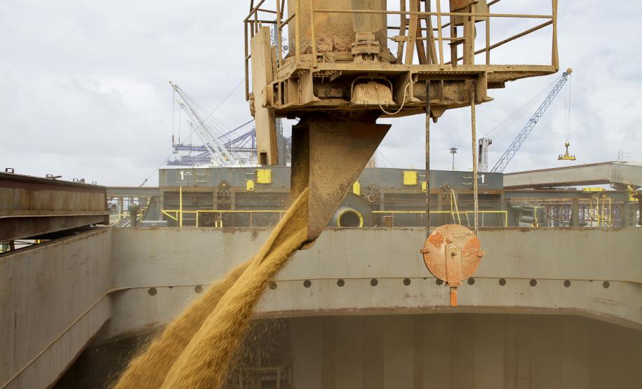 Paranaguá deve recuperar cerca de 2,5 milhões de toneladas de cargas em 2012 Para 2012, há ainda a expectativa de ampliar a exportação de soja do Paraguai pelo Porto. Só este ano foram 100 mil toneladas exportadas e a expectativa é que, em 2012, cheguem a ser exportadas por Paranaguá até um milhão de toneladas de soja do Paraguai. Há pelo menos oito anos o Porto não escoava grãos do país vizinho por conta de dificuldades impostas aos exportadores paraguaios e políticas públicas que inviabilizavam os negócios.