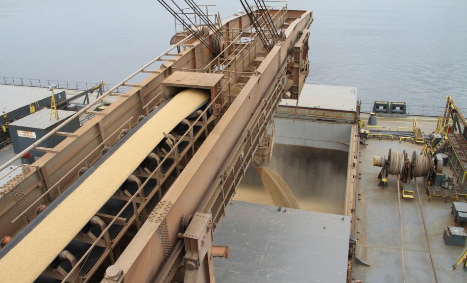 A movimentação da soja, de janeiro a abril deste ano, foi 68% maior comparada ao mesmo período no ano passado. Foram 3 milhões de toneladas exportadas contra 1,8 milhão no mesmo período do ano passado. Já no farelo de soja, o crescimento no quadrimestre foi de 23%, totalizando 1,6 milhão de toneladas exportadas.