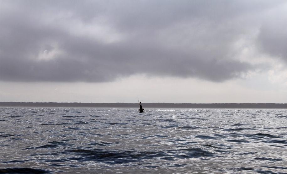 Draga conclui 50% da dragagem da área Alfa, em Paranaguá “Os trabalhos estão evoluindo a contento. Já foi feita a primeira batimetria intermediária da área Alfa e foi aferido que metade do serviço já foi feito. Os ganhos em recuperar a profundidade do canal são inúmeros, sobretudo com relação à segurança da navegação”, avalia o superintendente dos portos paranaenses, Luiz Henrique Dividino.