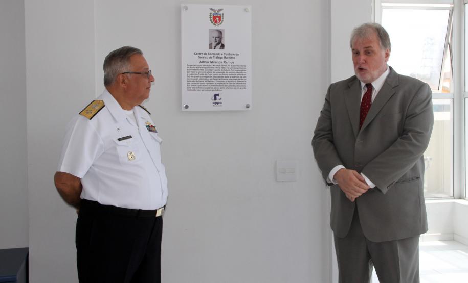 Appa inaugura instalações do Centro de Comando Na ocasião, o superintendente foi representado pelo diretor empresarial da Appa, Lourenço Fregonese.