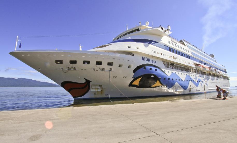 Porto de Paranaguá receberá novas escalas de navio de passageiros O navio deverá atracar no berço 208, bem em frente ao portão principal do Porto de Paranaguá