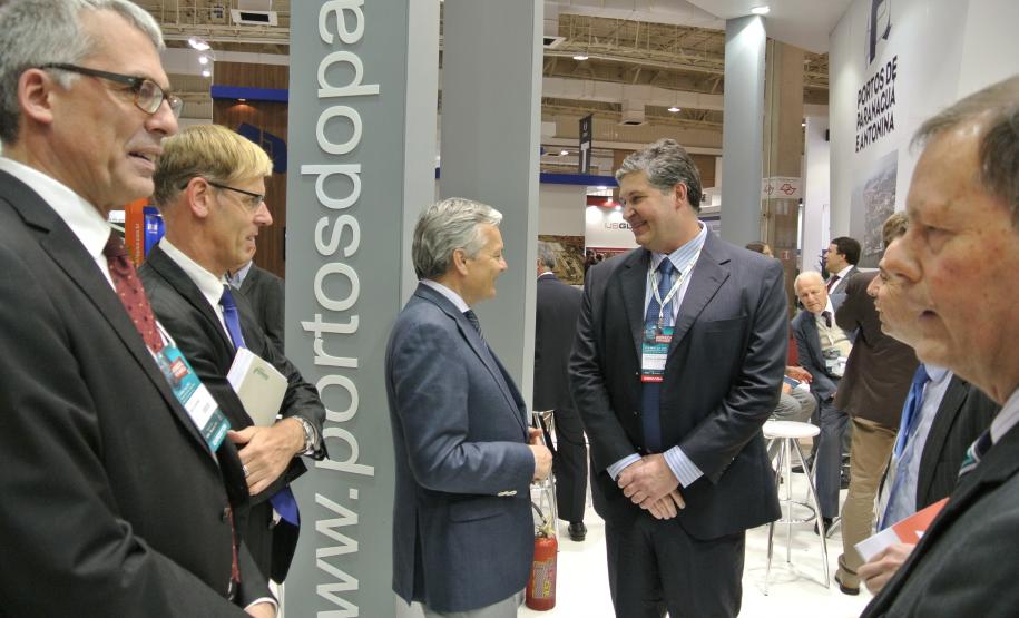 Durante o evento, Appa e parceiros fazem contato e trocam informações estratégicas para o setor portuário.