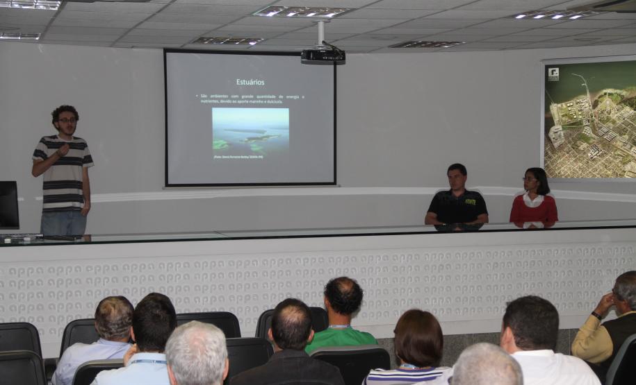 Para marcar o mês do Meio Ambiente, painel sobre a diversidade de espécies da Baía de Paranaguá também foi inaugurado, na tarde desta quarta-feira (12).