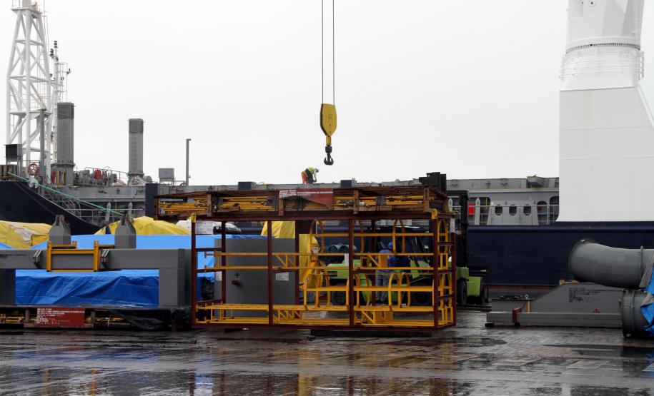 Dois navios estão previstos para esta semana. Serão desembarcadas peças de grande porte que integram projetos de empresas de diversos segmentos.
