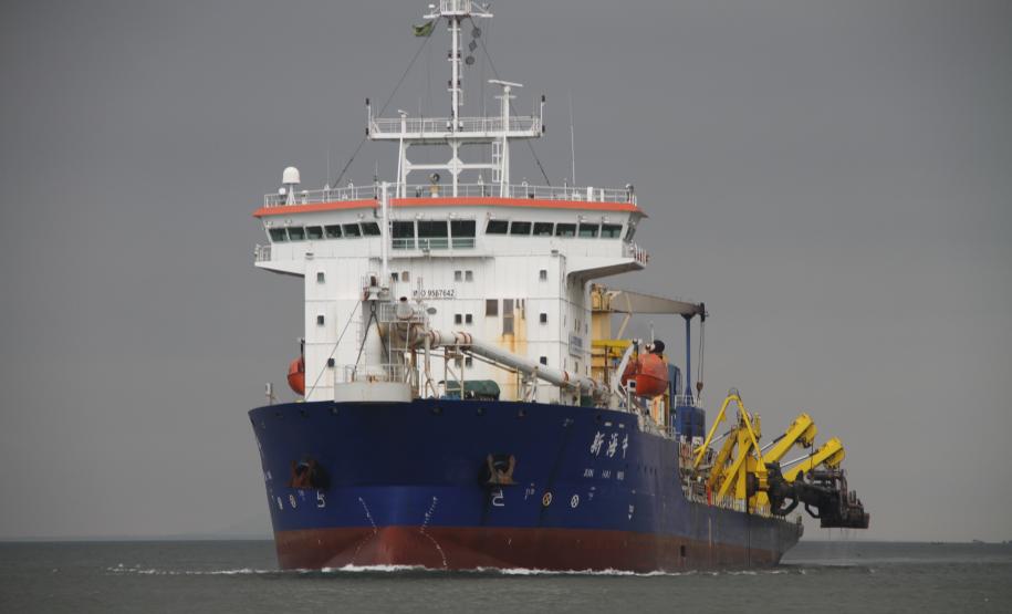 Começa a dragagem de manutenção no Porto de Paranaguá A nova campanha de dragagem de manutenção dos portos paranaenses começou na manhã desta quarta-feira (20), em Paranaguá