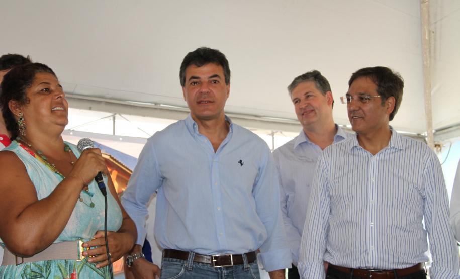 As casas são de mais uma etapa da realocação dos moradores que estão sendo retirados da Vila Becker, área de risco, próxima ao Porto de Paranaguá