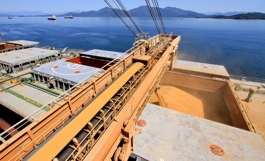 Porto de Paranaguá se prepara para receber e escoar grande volume de grãos Controlando o fluxo de caminhões e a chegada dos navios, atenta aos índices e estimativas do campo, Appa pretende trabalhar, mais um ano, com tranquilidade no escoamento dos graneis de exportação