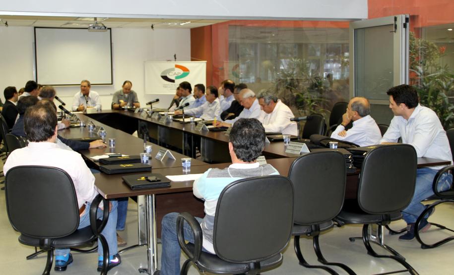 Reunião no CAP, 26 de junho de 2014.