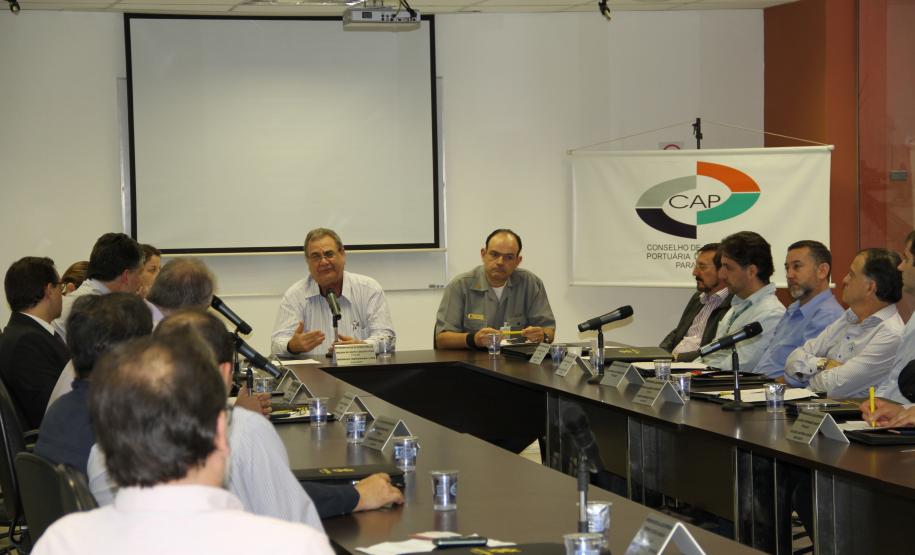 Reunião no CAP, 26 de junho de 2014.